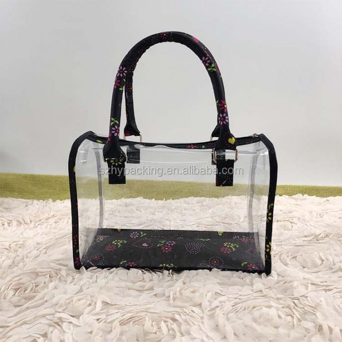 Qualità superiore Candy - borsa di commercio estero del PVC di Tote Cosmetic Clear Transparent Zipper di colore