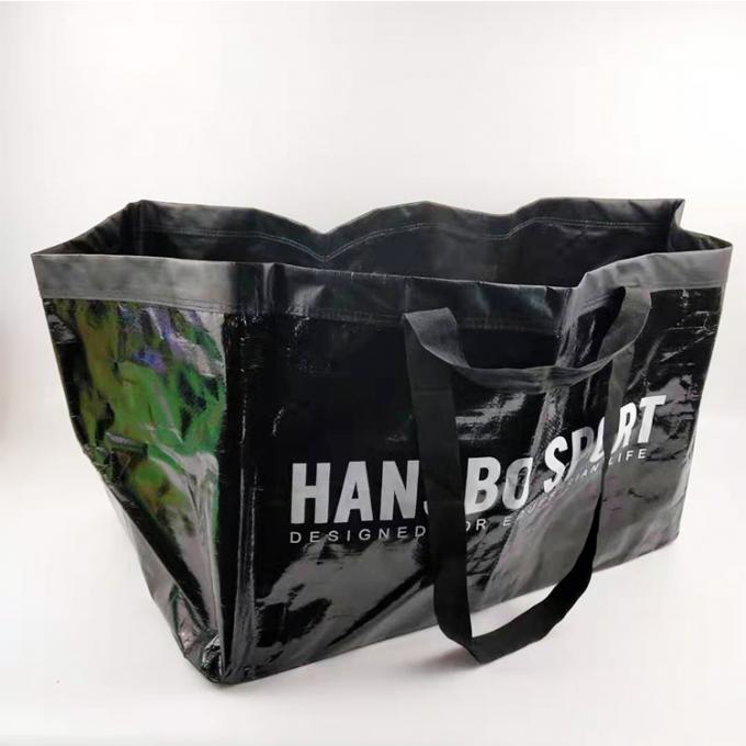L'alta qualità ha riciclato lo stoccaggio laminato Carry Moving Bag della lavanderia della borsa tessuto polipropilene impermeabile dei pp