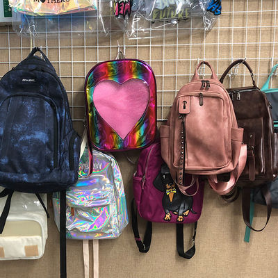 20 Litre Capacity Soft PU Leather Backpack Bag For Girl Students